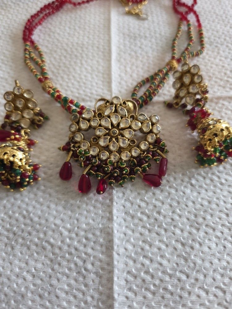Gold Plated Kundol Heavy Set 