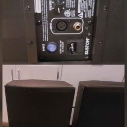 2 Kustom KPX15A Speakers