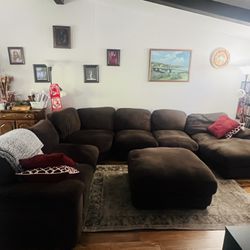 Brown Sectional Couch