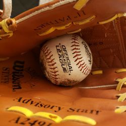 Wilson Baceball Glove & Ball