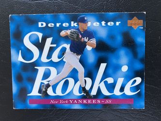 New York Yankees Hall Of Famer, Derek Jeter, Upper Deck Star Rookie Card