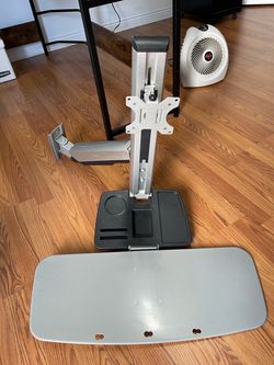 Mount-It! Sit Stand Wall Mount Workstation