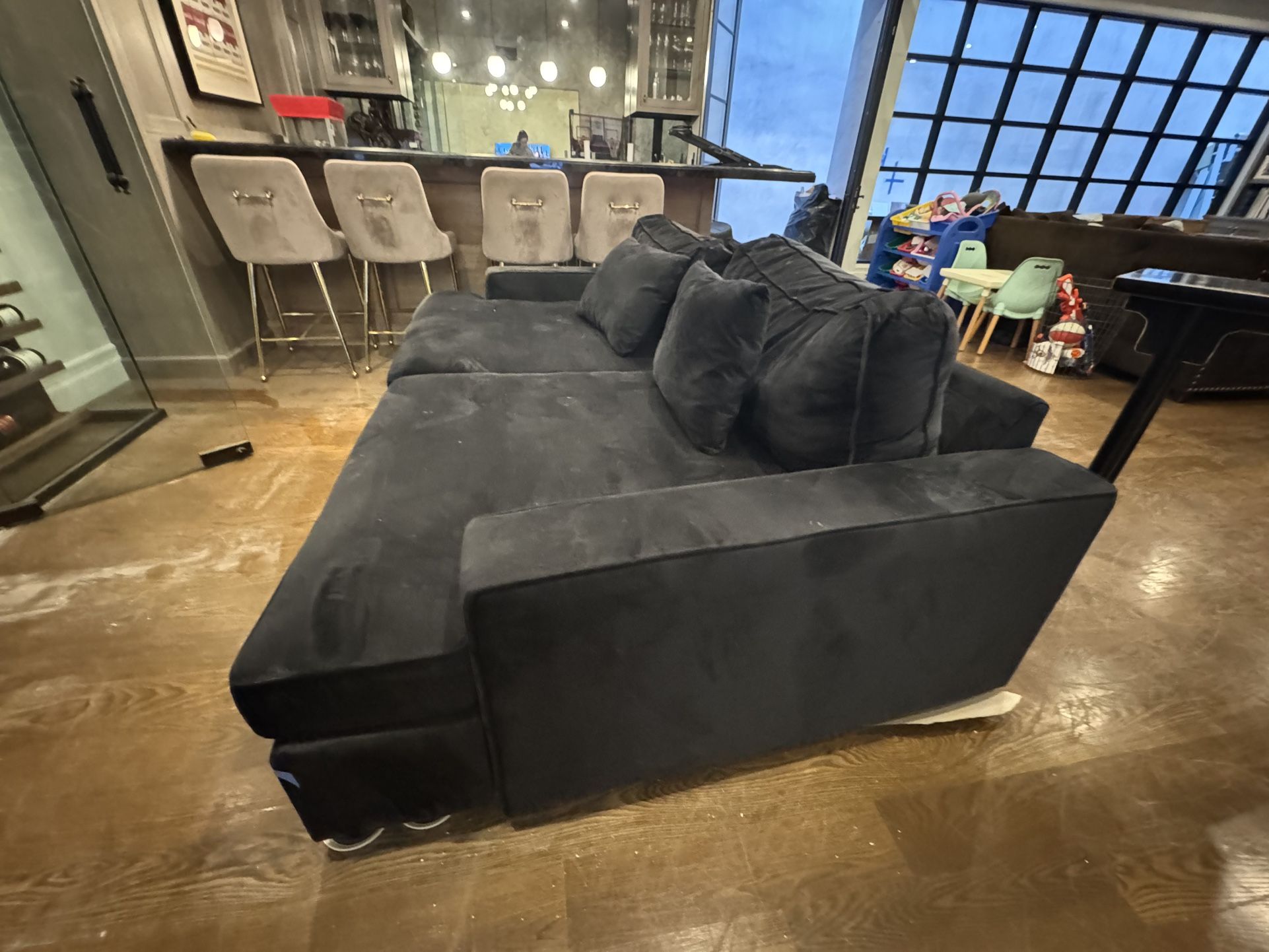 Black Deep Sofa