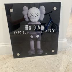 KAWS Wall Art Glass Modern NEW