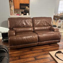 Electric Leather Sofa