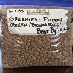 Greenies Puppy Chicken and Brown Rice 6 lbs