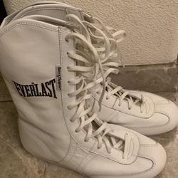 Everlast White Boxing Shoes- Size 5