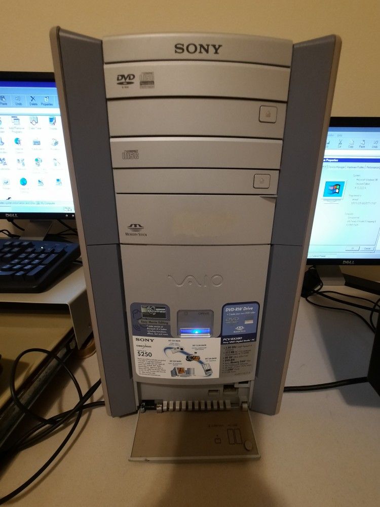 Sony Desktop, Bar Code Says XP, but Open Up To ASUS WINDOWS 7, Beautiful Unit But Selling As Is Condition. Not A Technical Person, Purchased To Run