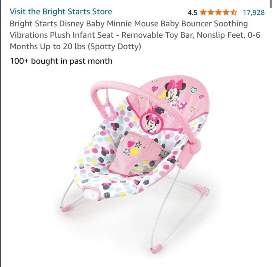Minnie Mouse Baby Bouncer