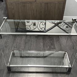 Modern Acrylic Console Table – Like New