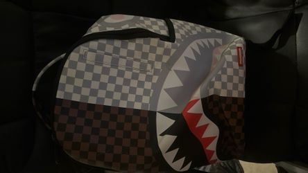 Two different color backpack for