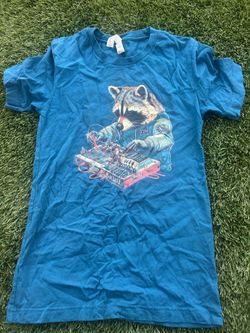 Raccoon Sound Engineer Softstyle Tee 100% cotton XS