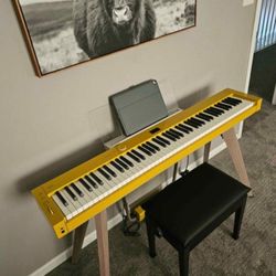 New Casio PX-S7000 Digital Piano - Harmonious Mustard plus bench