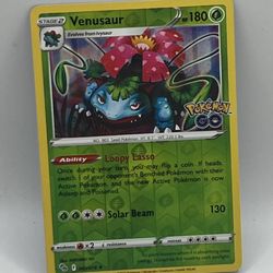 Pokemon Pokemon Go Venusaur Reverse Holo Card # 003/078