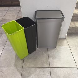 EKO Econova 30L+30L Dual Compartment Motion Sensor Trash Can, 16 Gallon Automatic Kitchen and Recycling Bin, Soft-Close Lid, Fingerprint-Resistant Sta