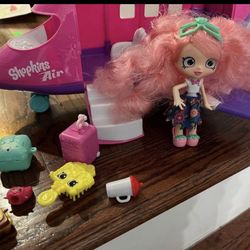 Shopkins World Vacation Jet Plane Airplane With Figures