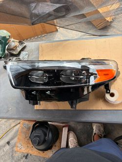 Full LED Headlight w/LED DRL For 20-24 Ford Explorer Driver Left Side Chrome