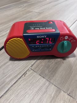 Old School Sony Radio Alarm