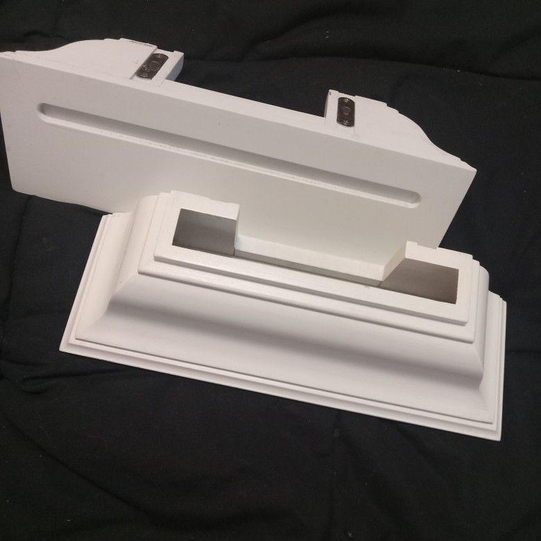 White Floating Shelves