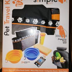 6- Piece Pet Travel Kit (New)
