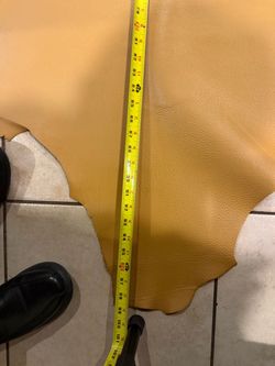 Genuine Leather 486 S/F (Tan Colored) FIRM PRICE