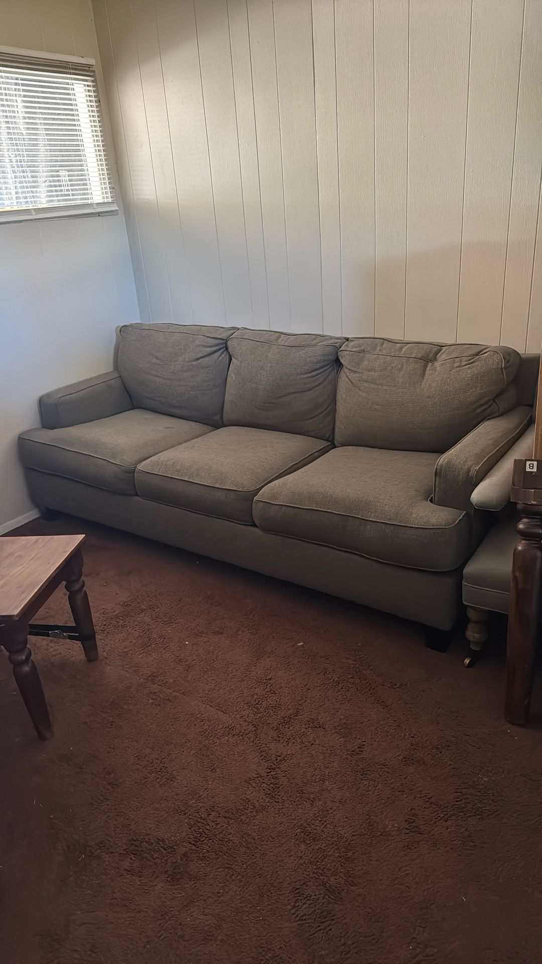 3 Seat Grey Couch 