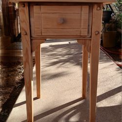 Wood Side Table