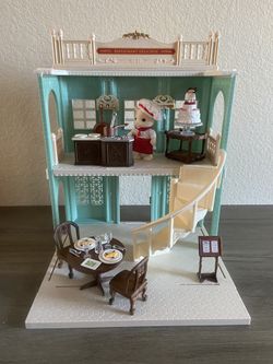 sylvanian families calico critter restaurant set
