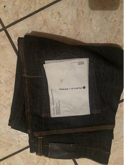 P001 purple jean size 34 men