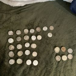 Half Dollar Coins 40% & 90% Silver 