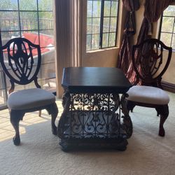 End Table And Chairs 