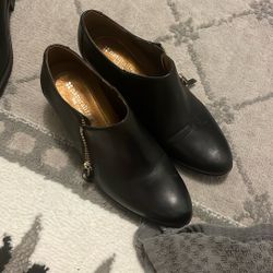 Naturalizer N5 Comfort Black Leather Shoe Short Ankle