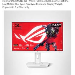 ASUS ROG Strix 25” (24.5-inch viewable) 1080P HDR Gaming Monitor (XG259QNG-W)