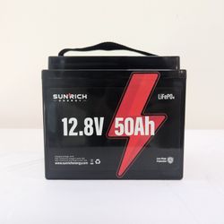 Sunrich Energy 12V 50Ah LiFePO4 Battery - LOCAL PICKUP SALE: 50% OFF