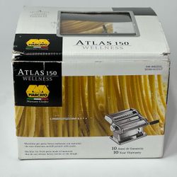 Marcato Atlas 150 Wellness DIY Pasta Maker New In Box Made in Italy
