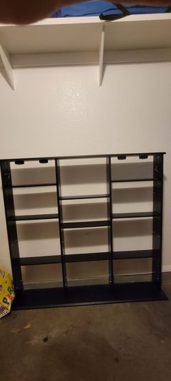 Slat shelf with lighting
