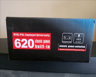 620 Built-In Classic Games Plug and Play Console