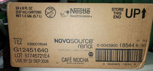 Sale 24pk NovaSource Renal Dialysis New Cafe Mocha