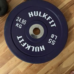 Hulk Fit 55 Lbs Bumper Plates X 2