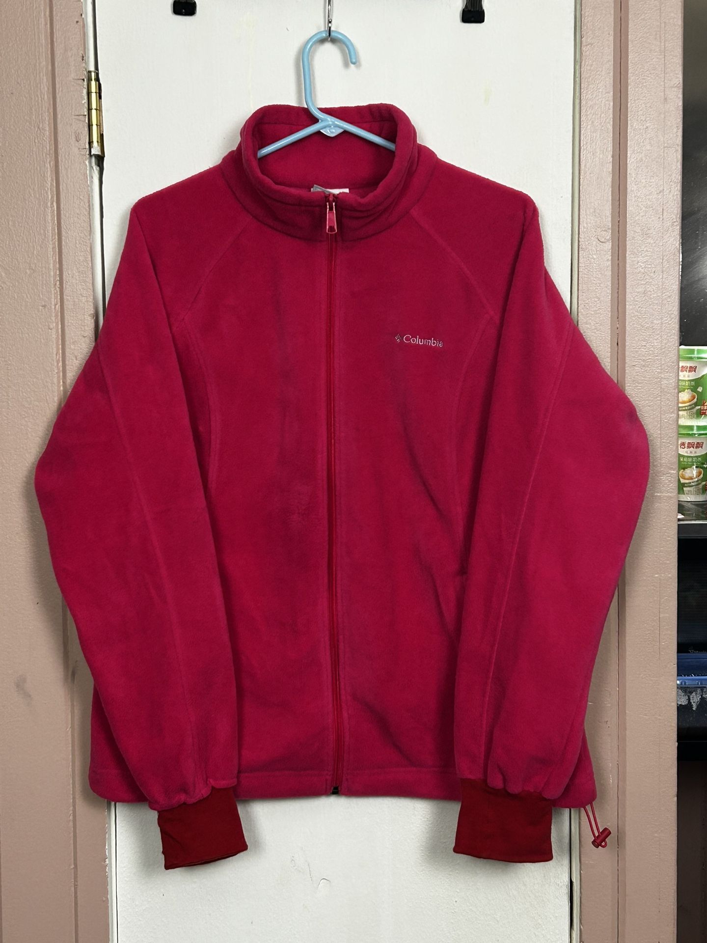 Columbia Pink Benton Springs Full Zip Fleece Jacket Women’s XL