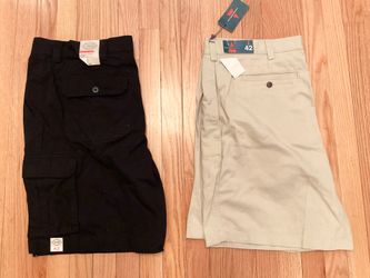 2 New pairs men’s shorts -size 42