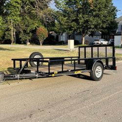 Utility Trailer 12x77 Ft Clean Title Atv Cuatrimoto Polaris Sportsman // Kawasaki Mule// Honda Rancher// Can Am Outlander XT EPS Highlifter XMR X3 RZR