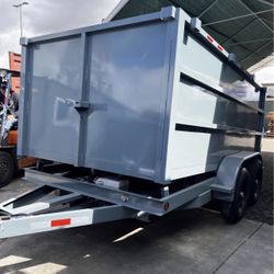 8x12x4 Smooth Finish Dump Trailer 