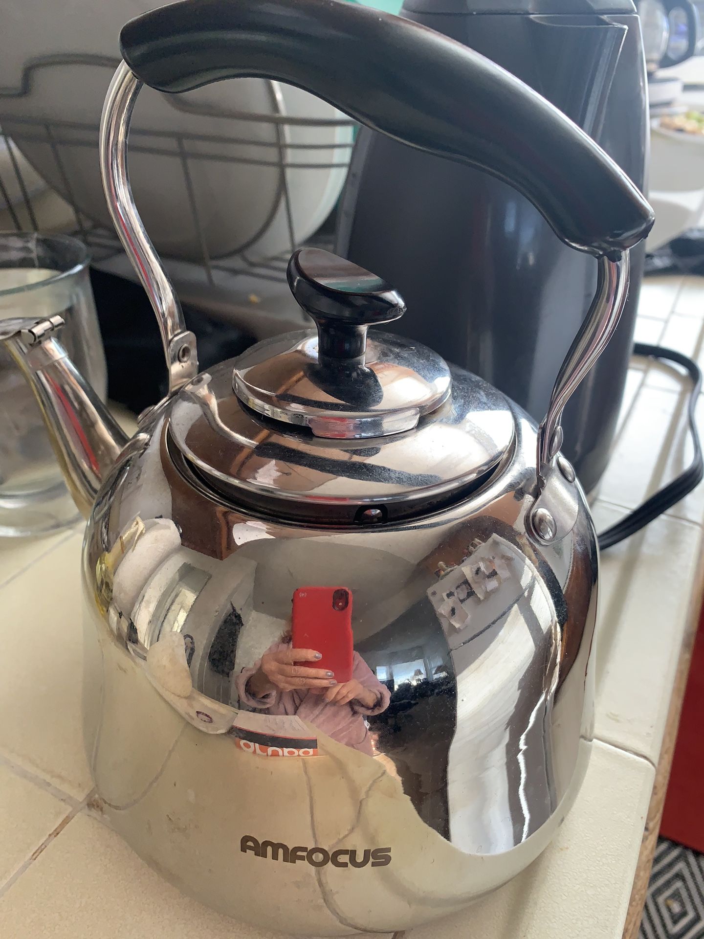 Stove Top Kettle And Electric Water Kettle. Each $10 Firm