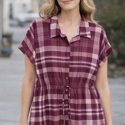 feather maternity Buttons Up shirt /1X-New