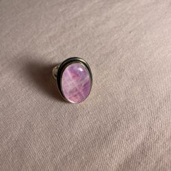 Pink Moonstone Ring