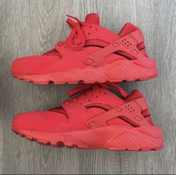 Nike Red Huaraches - Size 6.5Y