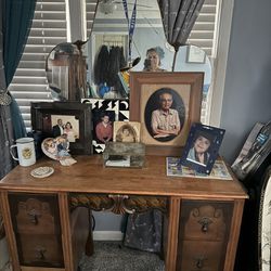 Antique Dresser & Mirror