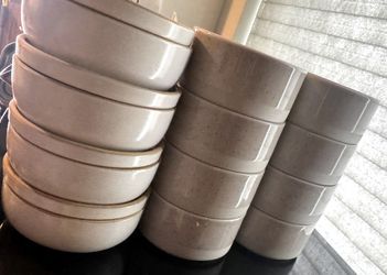 Our Place Mini Dinnerware Lot - 24 Pieces, Bowls & Plates, Char & Steam