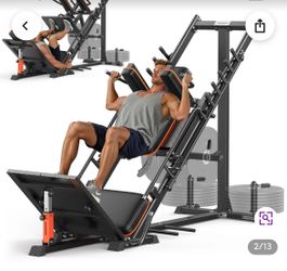 3-in-1 Leg Press and Hack Squat Machine